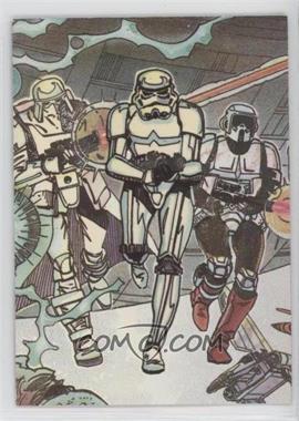 1994 Topps Star Wars Galaxy Series 2 - Etched Foil #8 - Stormtrooper