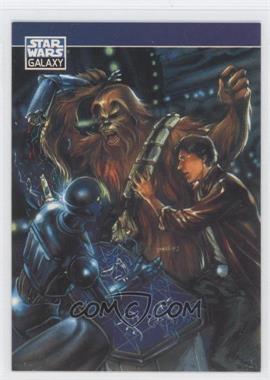 1994 Topps Star Wars Galaxy Series 2 - Promos #P5 - Han Solo, Chewbacca