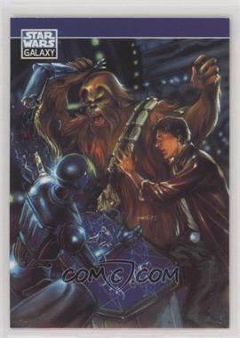 1994 Topps Star Wars Galaxy Series 2 - Promos #P5 - Han Solo, Chewbacca