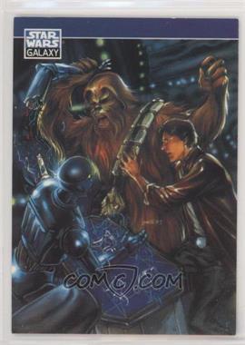 1994 Topps Star Wars Galaxy Series 2 - Promos #P5 - Han Solo, Chewbacca