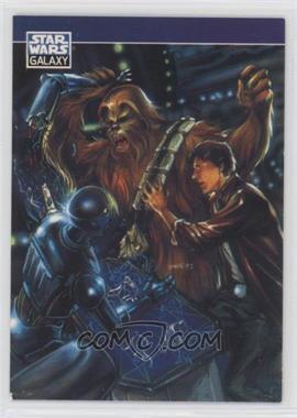 1994 Topps Star Wars Galaxy Series 2 - Promos #P5 - Han Solo, Chewbacca