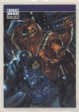 1994 Topps Star Wars Galaxy Series 2 - Promos #P5 - Han Solo, Chewbacca