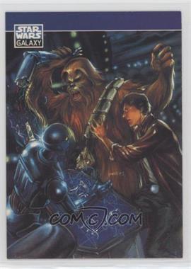 1994 Topps Star Wars Galaxy Series 2 - Promos #P5 - Han Solo, Chewbacca