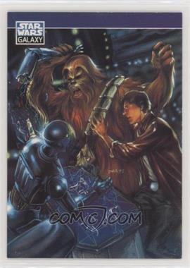 1994 Topps Star Wars Galaxy Series 2 - Promos #P5 - Han Solo, Chewbacca