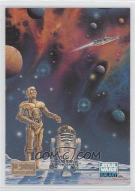 1995 Topps Star Wars Galaxy Series 3 - [Base] - 1st Day Production #291 - C-3PO, R2-D2