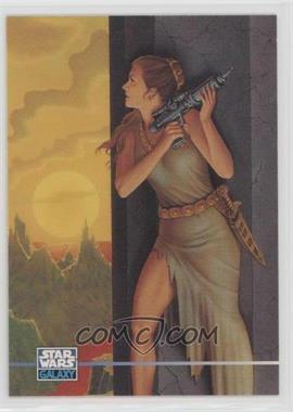 1995 Topps Star Wars Galaxy Series 3 - [Base] #345 - A Warrior's Work is Never Done