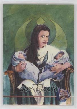 1995 Topps Star Wars Galaxy Series 3 - Promos #P7 - Leia Organa, Jacen Solo, Jania Solo