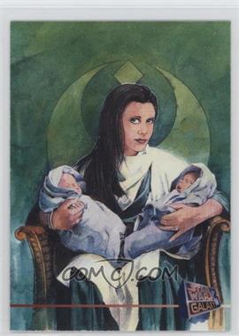 1995 Topps Star Wars Galaxy Series 3 - Promos #P7 - Leia Organa, Jacen Solo, Jania Solo