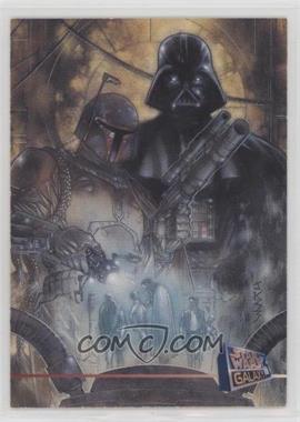 1995 Topps Star Wars Galaxy Series 3 - Promos #P8 - Darth Vader, Boba Fett