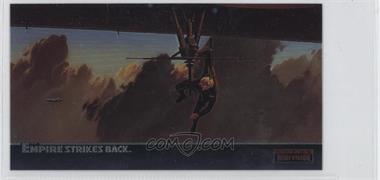 1995 Topps Star Wars: The Empire Strikes Back Widevision - Finest Chromium #C-9 - Luke Hangs On For Dear Life...