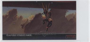 1995 Topps Star Wars: The Empire Strikes Back Widevision - Finest Chromium #C-9 - Luke Hangs On For Dear Life...