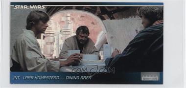 1995 Topps Star Wars Widevision - [Base] #19 - Int. Lars Homestead - Dining Area