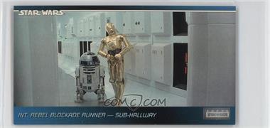 1995 Topps Star Wars Widevision - [Base] #4 - Int. Rebel Blockade Runner - Sub-Hallway