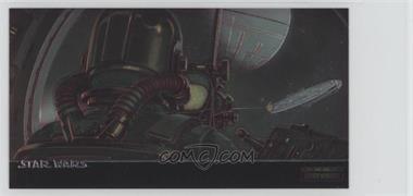 1995 Topps Star Wars Widevision - Finest Chrome #C-6 - Imperial TIE fighters close in on the