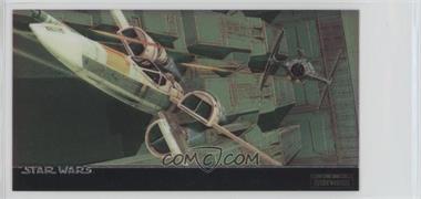 1995 Topps Star Wars Widevision - Finest Chrome #C-8 - X-Wing and TIE Fighter