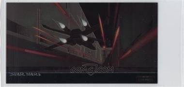 1995 Topps Star Wars Widevision - Finest Chrome #C-9 - X-Wing Fighter