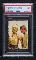 C-3PO, Luke Skywalker [PSA 9 MINT]