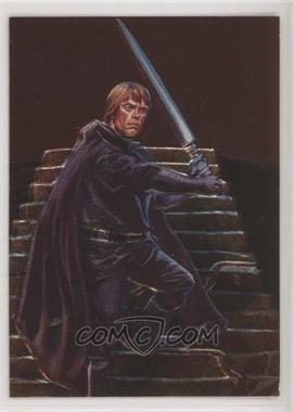 1996 Topps Finest Star Wars - Embossed Foil #F2 - Luke Skywalker