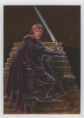 1996 Topps Finest Star Wars - Embossed Foil #F2 - Luke Skywalker