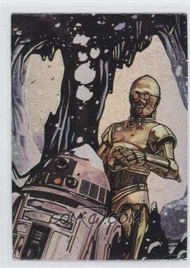 1996 Topps Finest Star Wars - Matrix #2 - C-3PO & R2-D2