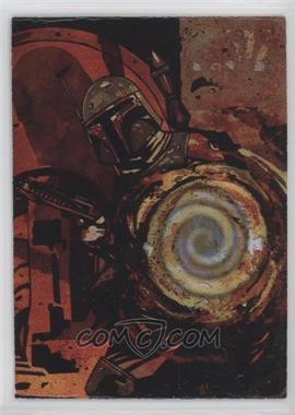 1996 Topps Finest Star Wars - Matrix #4 - Boba Fett