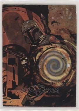 1996 Topps Finest Star Wars - Matrix #4 - Boba Fett