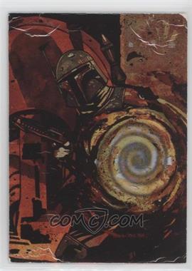 1996 Topps Finest Star Wars - Matrix #4 - Boba Fett