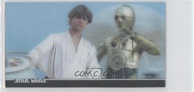 1996 Topps Star Wars 3Di Widevision - [Base] #8 - Enter Luke Skywalker!