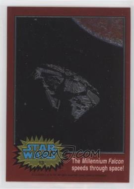 1999 Topps Star Wars Chrome Archives - [Base] #13 - The Millennium Falcon speeds through space!