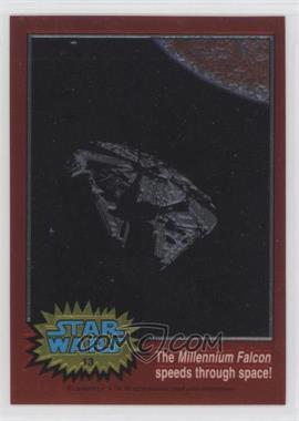 1999 Topps Star Wars Chrome Archives - [Base] #13 - The Millennium Falcon speeds through space!