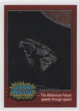 1999 Topps Star Wars Chrome Archives - [Base] #13 - The Millennium Falcon speeds through space!