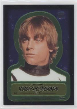 1999 Topps Star Wars Chrome Archives - Double-Sided Chromium #D2 - Luke Skywalker