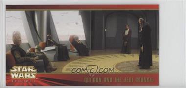 1999 Topps Star Wars Episode 1 Widevision Series 1 - [Base] #54 - Qui-Gon and the Jedi Council