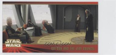 1999 Topps Star Wars Episode 1 Widevision Series 1 - [Base] #54 - Qui-Gon and the Jedi Council