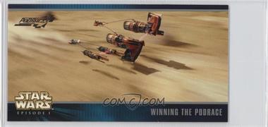 1999 Topps Star Wars Episode 1 Widevision Series 1 - Expansion #X-10 - Podrace - Winning the Podrace