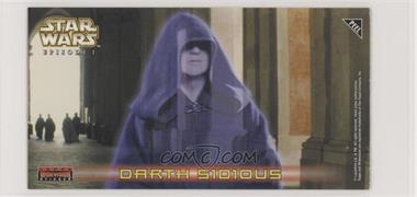 1999 Topps Star Wars Episode 1 Widevision Series 1 - Retail Stickers #S5 - Darth Sidious [EX to NM]