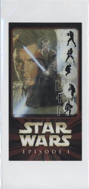 1999 Topps Star Wars Episode 1 Widevision Series 1 - Tin Box Chrome Insert #3 - Obi-Wan Kenobi