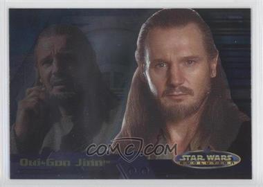 2001 Topps Star Wars: Evolution - Evolution A #11A - Qui-Gon Jinn