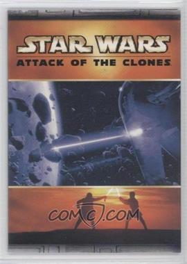 2002 Topps Star Wars: Attack of the Clones - Panoramic Fold-Out #5 - Space Battle