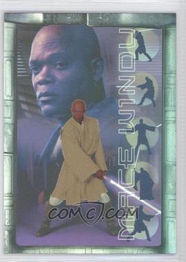2002 Topps Star Wars: Attack of the Clones - Prismatic Foil #7 - Mace Windu
