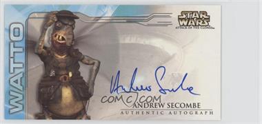 2002 Topps Star Wars: Attack of the Clones Widevision - Autographs #_ANSE - Andrew Secombe as the voice of Watto