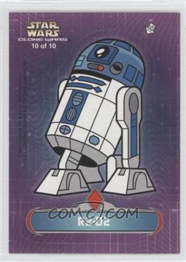 2004 Topps Star Wars: Clone Wars - Die-Cut Stickers #10 - R2-D2