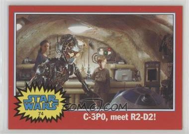 2004 Topps Star Wars Heritage - [Base] #74 - C-3PO, meet R2-D2!