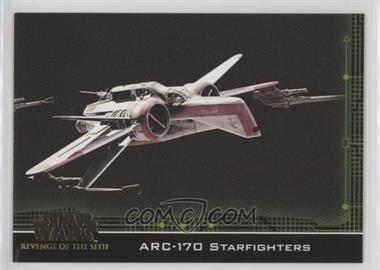2005 Topps Star Wars: Revenge of the Sith - [Base] #80 - Hardware - ARC-170 Starfighter