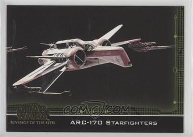 2005 Topps Star Wars: Revenge of the Sith - [Base] #80 - Hardware - ARC-170 Starfighter