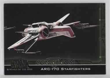 2005 Topps Star Wars: Revenge of the Sith - [Base] #80 - Hardware - ARC-170 Starfighter