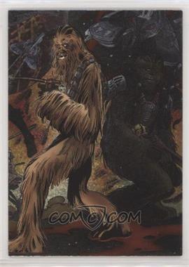 2005 Topps Star Wars: Revenge of the Sith - Etched-Foil #4 - Chewbacca