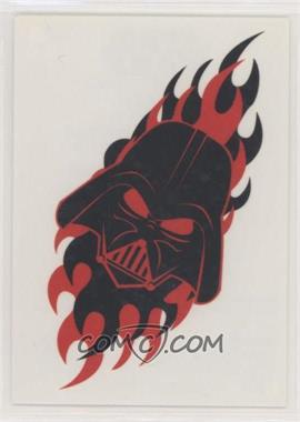 2005 Topps Star Wars: Revenge of the Sith - Temporary Tattoos #1 - Flaming Vader Helmet