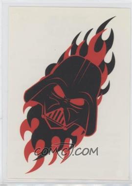 2005 Topps Star Wars: Revenge of the Sith - Temporary Tattoos #1 - Flaming Vader Helmet