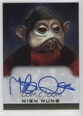 2006 Topps Star Wars Evolution Update Edition - Autographs #_MQNN - Mike Quinn as Nien Nunb